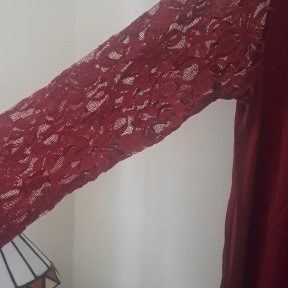 Milly Penzance Lace Sleeve V Neck Dress - Picture 7 of 11